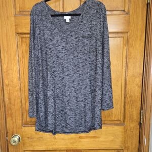 Ava & Viv Charcoal Long Sleeve Tee